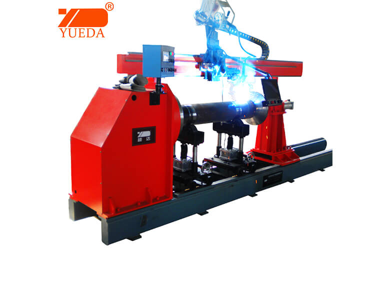 Longitudinal seam welding machine