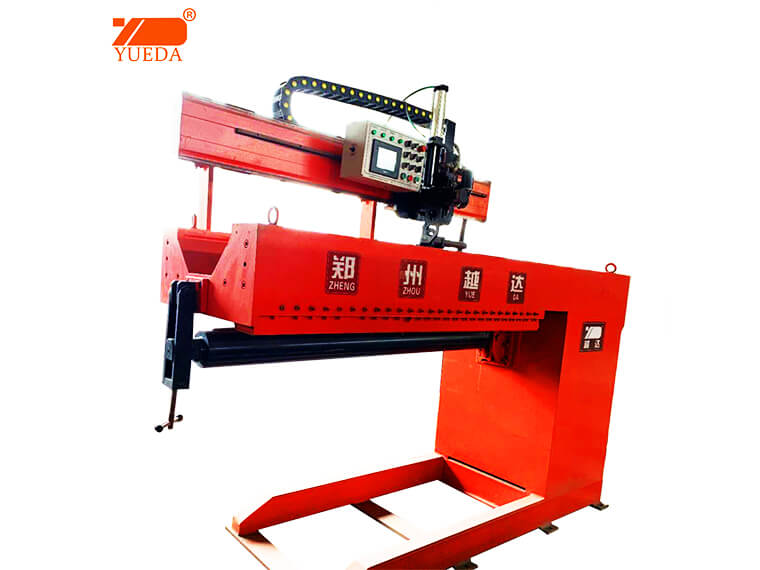 Longitudinal seam welding machine