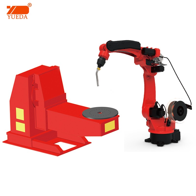 Yueda 6 axis industrial welding robot station
