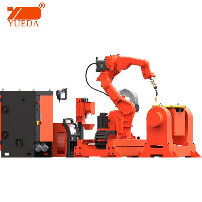 Yueda PLC control robot welding station