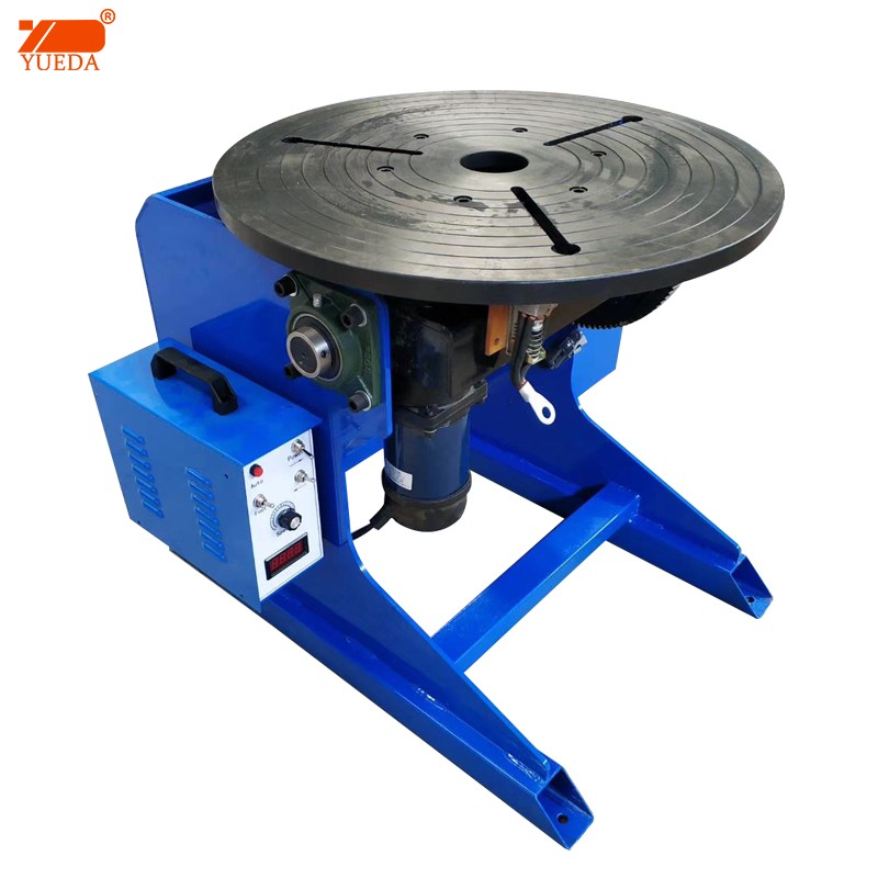 Yueda brand 30kg 50kg 100kg 300kg light duty rotary welding positioner