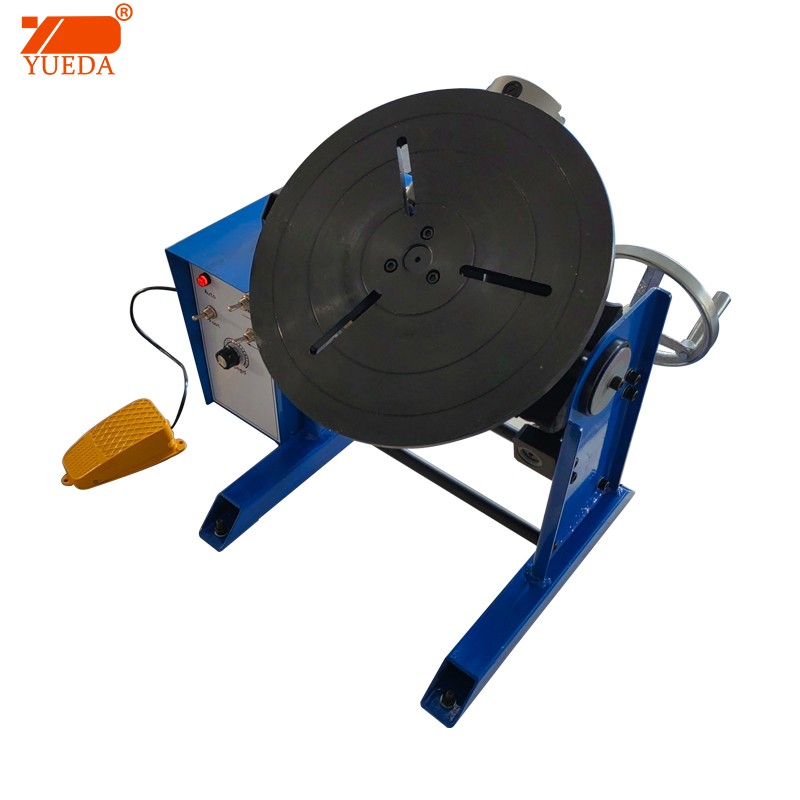 Yueda brand 30kg 50kg 100kg 300kg light duty rotary welding positioner
