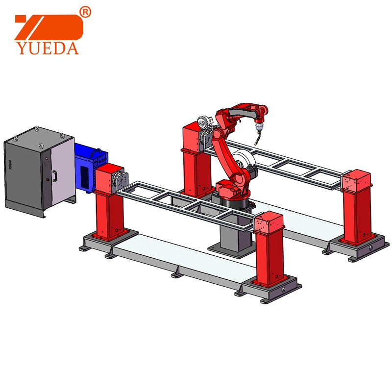 Yueda PLC control robot welding station